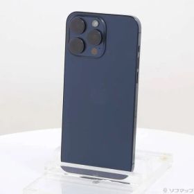 〔中古品〕 iPhone15 Pro Max 512GB ブルーチタニウム MU6X3J／A SIMフリー【276】