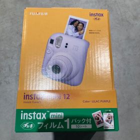 instax mini 12 + チェキフィルム 1パック付き（10シート）