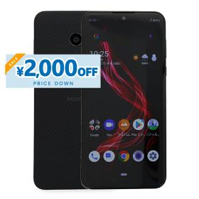 【2,000円引きSALE】【中古】 Sharp Aquos Zero SH-M10 128GB SIMフリー [Cランク] 中古スマホ 中古 スマホ スマートフォン 本体 端末 保証付き 即日発送 楽天モバイル