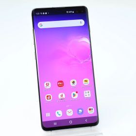 【液晶美品】SIMフリーdocomo Galaxy S10+ SC-04L プリズムブラック