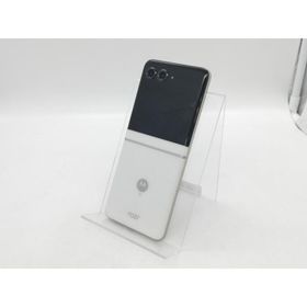 【中古】MOTOROLA docomo 【SIMフリー】 motorola razr 50d ホワイトマーブル 8GB 256GB M-51E【DS秋葉】保証期間１ヶ月【ランクC】