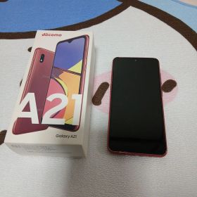 docomo Galaxy A21 レッド 本体