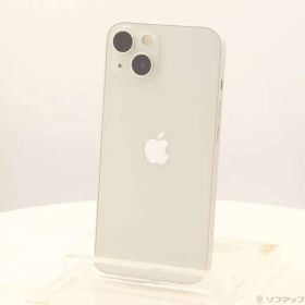 〔中古品〕 iPhone13 256GB スターライト MLNJ3J／A SIMフリー【348】