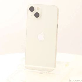 〔中古品〕 iPhone13 256GB スターライト MLNJ3J／A SIMフリー【295】