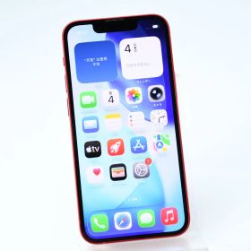 【液晶美品】SIMフリー iPhone 13 mini 128GB レッド