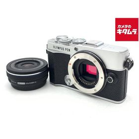 【中古】 【良品】 オリンパス PEN E-P7 14-42mm EZレンズキット シルバー