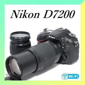 ✨Nikon D7200✨ダブルレンズキット✨高速AF &高速連写✨一眼レフ