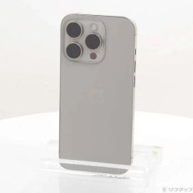 ソフマップ 〔中古品〕 iPhone15 Pro 256GB ナチュラルチタニウム MTUF3J／A SIMフリー【377】
