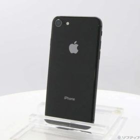 〔中古品〕 iPhone8 64GB スペースグレイ MQ782J／A SIMフリー【348】