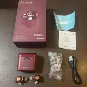 AVIOT TE-D01d ワイヤレスイヤホン レッド