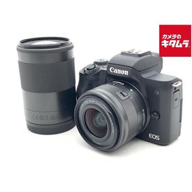 【中古】 【並品】 キヤノン EOS Kiss M2 ダブルズームキット ブラック