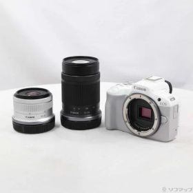 〔中古品〕 EOS R50 ダブルズームキット ホワイト【269】