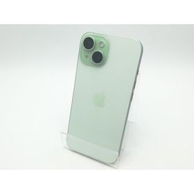 【中古】Apple 海外版 【SIMフリー】 iPhone 15 128GB グリーン【柏】保証期間１ヶ月【ランクA】