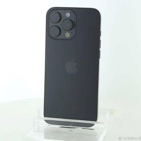 〔中古〕Apple(アップル) iPhone16 Pro Max 256GB ブラックチタニウム 3N528J／A SIMフリー〔262-ud〕
