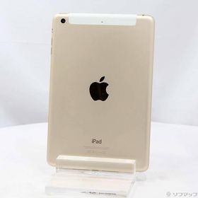 〔中古〕au iPad mini 3 16GB ゴールド MGYR2J／A au〔262-ud〕