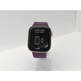 【中古】Apple Watch Series10 46mm Cellular ローズゴールドアルミニウムケース/プラムスポーツループ MWY83J/A【三宮センター】保証期間１ヶ月【ランクA】