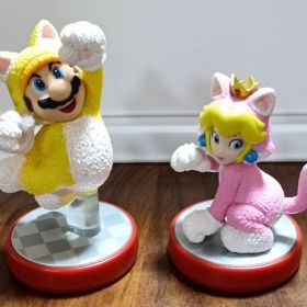 amiibo ネコマリオ ネコピーチ