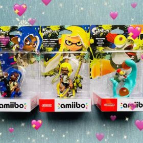 新品 未開封 amiibo スプラトゥーンシリーズ アミーボ 3点セット
