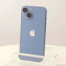 〔中古品〕 iPhone14 128GB ブルー MPVJ3J／A SIMフリー【295】