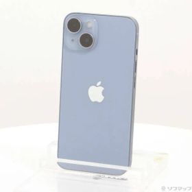 〔中古品〕 iPhone14 256GB ブルー MPWN3J／A SIMフリー【349】