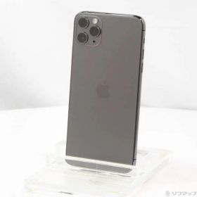 〔中古品〕 iPhone11 Pro Max 256GB スペースグレイ MWHJ2J／A SoftBank【262】