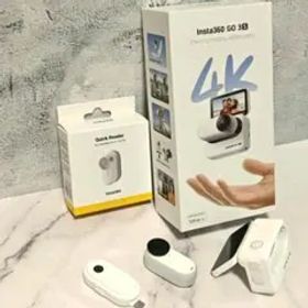 美品 Insta360 GO 3S 4K 128GB ホワイト クイックリーダ付