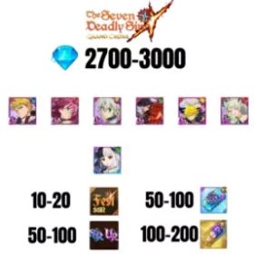 [海外] 2700-3000 虹のダイヤ |トリスタン |エスカノール/マーリン |あなたの6日の祝祭 |10-20 フェスト SSR |30〜70時間/。SSR |50-100 枚 SSR