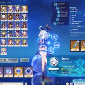 🔥 【アジア】AR54💎8 レジェンド👑上位 ダメージ🔥フリーナ 完凸+1🔥ナヴィア✨第20回 ゴールド スター1400💎 原石✴️8 紡がれた運命 リセマラ