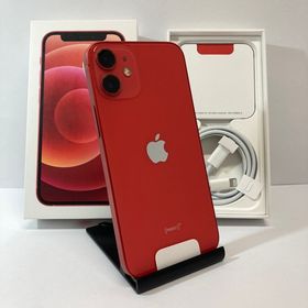 ジャンク☆iPhone 12mini 256GB SIMフリー レッド ◆全国送料無料◆9743