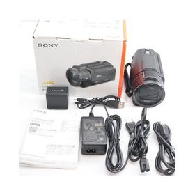 SONY(ソニー) 4K ビデオカメラ Handycam FDR-AX45A(2022年モデル) ブラック 内蔵メモリー64GB 光学ズーム20倍 空間光学手ブレ補正 FDR-AX45A B