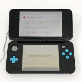 《ジャンク扱い》NEWニンテンドー2DSLL ターコイズ+アダプタ 動作確認済み/Nintendo/店頭/他モール併売《ゲーム・山城店》O8082