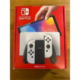 ニンテンドースイッチ(Nintendo Switch)の【美品】Nintendo Switch 有機ELモデル ホワイト(家庭用ゲーム機本体)