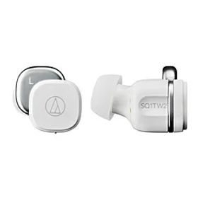 audio-technica(オーディオテクニカ) 完全ワイヤレスイヤホン ホワイト ATH-SQ1TW2 WH ［ワイヤレス(左右分離) /Bluetooth対応］ ATHSQ1TW2WH