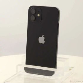 【中古】Apple(アップル) iPhone12 64GB ブラック MGHN3J／A SIMフリー 【371-ud】