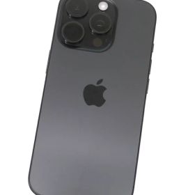 【Apple】アップル『iPhone 16 Pro / 6.3inch / A18 Pro / 256GB / SIMロック解除済 au / ブラックチタニウム』MYN03J/A スマートフォン 1週間保証【中古】