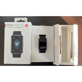 ファーウェイ(HUAWEI)のHUAWEI WATCH FIT new ブラック(ｽﾏｰﾄｳｫｯﾁ)(腕時計(デジタル))