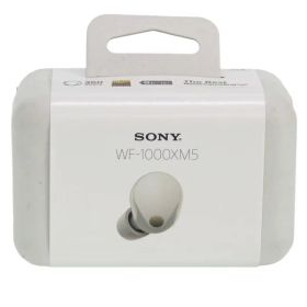 【SONY】【未使用品】ソニー『ワイヤレスノイズキャンセリングステレオヘッドセット プラチナシルバー』WF-1000XM5(S) ワイヤレスイヤホン 1週間保証【中古】