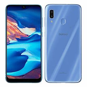 【中古】【安心保証】 GALAXY A30 SCV43[64GB] UQモバイル ブルー