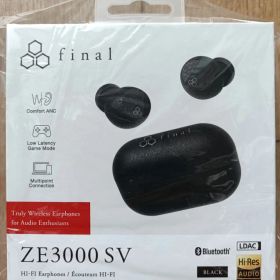 【新品未使用】final ZE3000SV ブラック 完全ワイヤレスイヤフォン