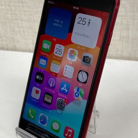 安心の赤ロム保証★【美品】iPhoneSE(第3世代)/64GB/レッド★バッテリー/86%