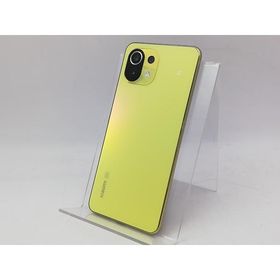 【中古】Xiaomi 国内版 【SIMフリー】 Mi 11 Lite 5G シトラスイエロー 6GB 128GB M2101K9R【大宮東口】保証期間１ヶ月【ランクB】