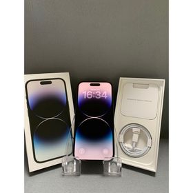 アップル(Apple)の美品 国内版 SIMフリー iPhone14 Pro 256GB ブラック色(スマートフォン本体)