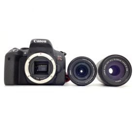 【全額返金保証】【最速発送】Canon デジタル一眼 EOS Kiss X9i ダブルズームキット ブラック 美品 動作確認済