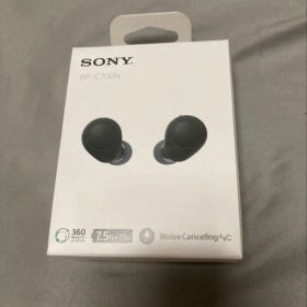 ソニー 完全ワイヤレス イヤホン ブラック SONY WF-C700N-BZ 黒