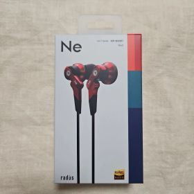 ラディウス HP-NHR11 赤 重低音 VOLTシリーズ ハイレゾ対応イヤホン