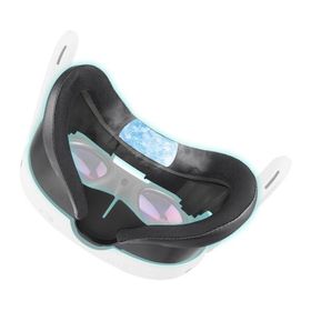 SOULWIT 冷感 フェイスカバー for Meta Quest 3 VRヘッドセット 用 フェイシャルインターフェース 冷却