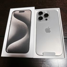アップル(Apple)の新品同様 iPhone15 Proナチュラルチタニウム128GB 未使用(スマートフォン本体)