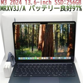 非常に綺麗Apple MacBook Air M3 2024 256GB電池良好
