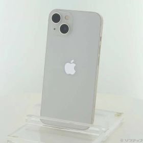 〔中古品〕 iPhone13 128GB スターライト MLND3J／A SIMフリー【196】