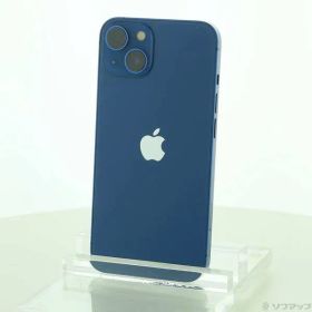 〔中古品〕 iPhone13 128GB ブルー MLNG3J／A SIMフリー【368】